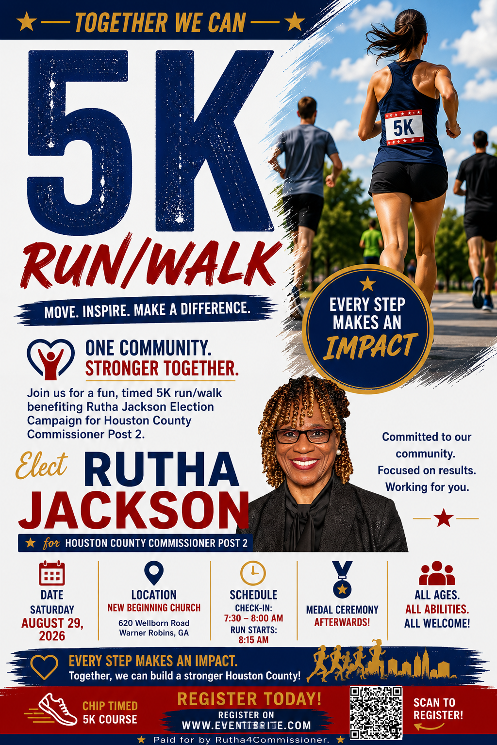 5K Unity in Community Run/Walk flyer